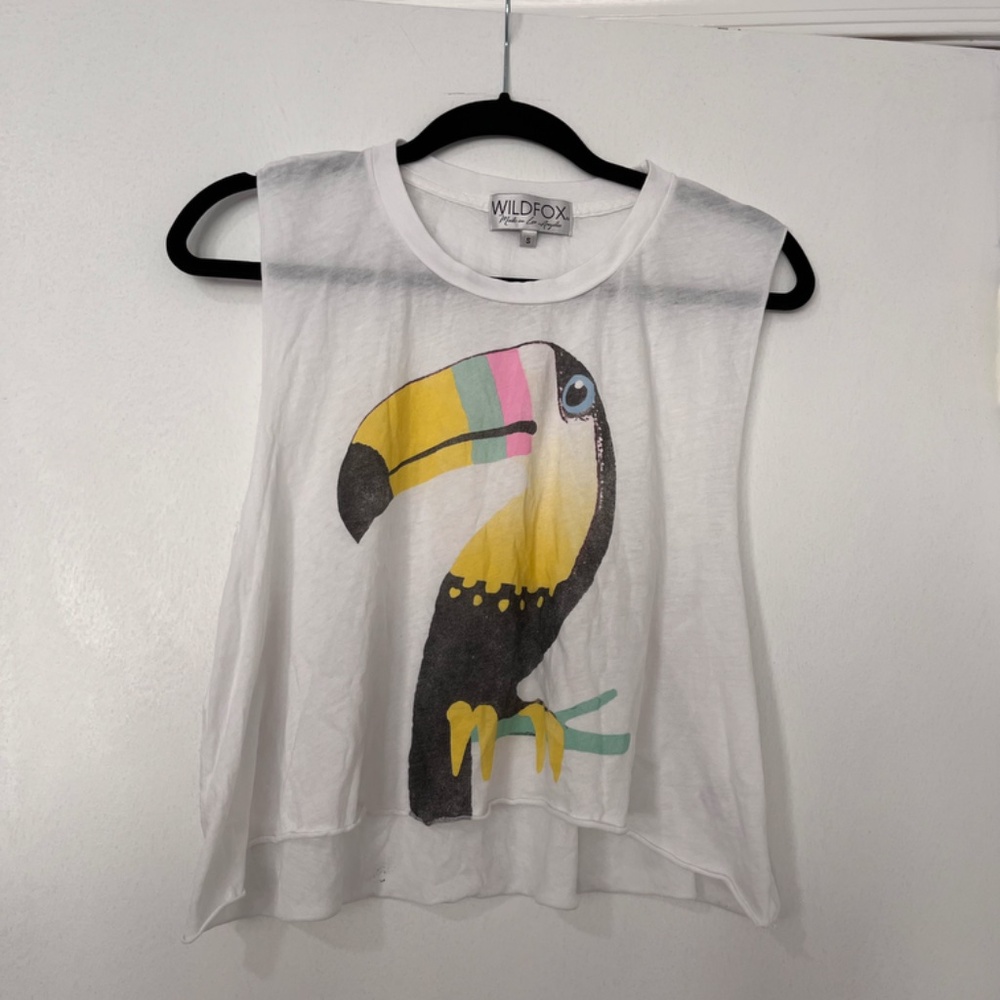 Wildfox Tucan Muscle Tank
